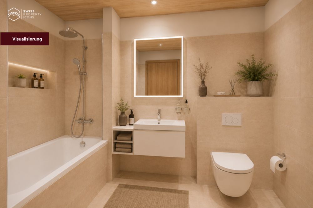 *RESERVIERT* NEUBAU: Gartenwohnung "EICHE" - Traumhafte Neubauwohnungen im Zentrum von Koppigen -  Bild 9