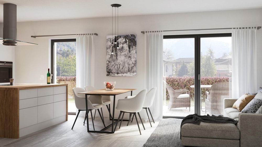 BELLISSIMO APPARTAMENTO 2.5 LOCALI CON TERRAZZA A VACALLO - Bild 1