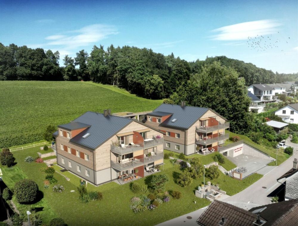 Neubauprojekt "zur Wiesegg" - Obergeschosswohnung in hochwertiger Holzbauweise (Minergie-P) an ruhiger, sonniger Lage - Bild 2