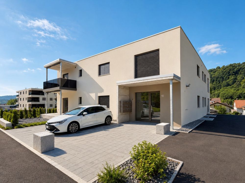 Erstvermietung: Moderne 4.5-Zimmer-Neubau-Wohnung mit Terrasse und schöner Aussicht in Trimbach -  Bild 12