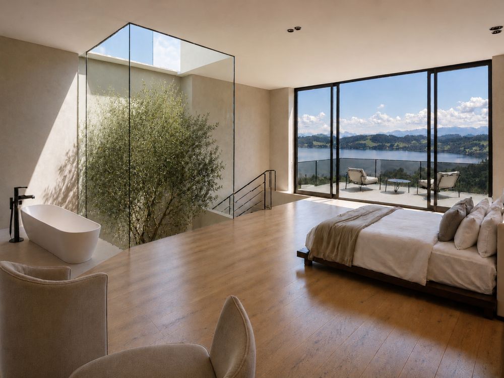 Projet de villa jumelée de 5,5 pièces avec trois terrasses et vue panoramique sur le lac -  Bild 4
