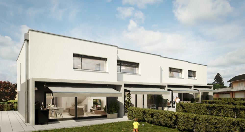 Domdidier, à vendre, villas contigües de 4.5 pièces, avec jardin - Bild 1