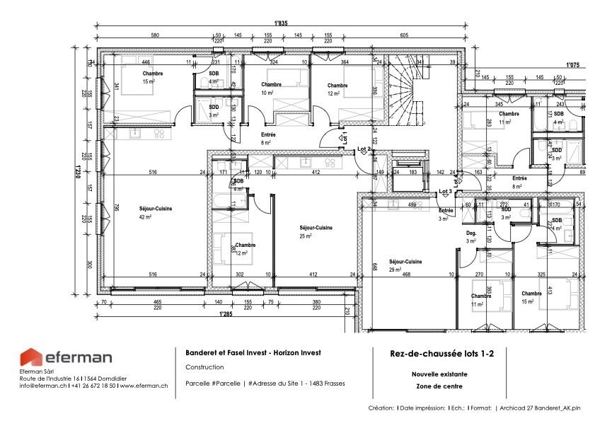 Estavayer / Frasses  Appartement 2,5 pièces Rez avec jardin de 83 m2 - Bild 2
