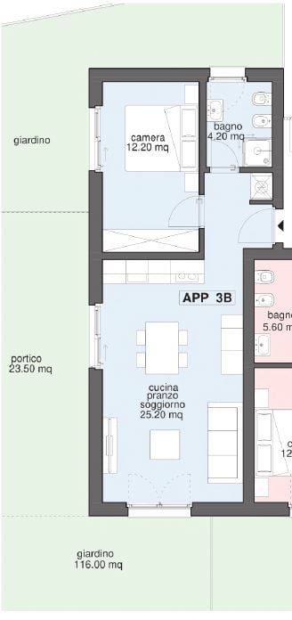 MORBIO INFERIORE – IL TUO NUOVO ABITARE PRIMARIA/SECONDARIA 2.5 LOCALI (APP. 3B) - Bild 10