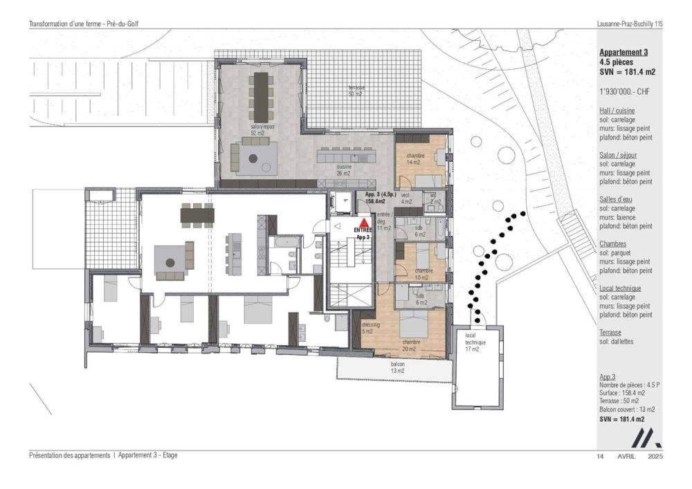 Appartement 4.5 pièces à Lausanne - Bild 9