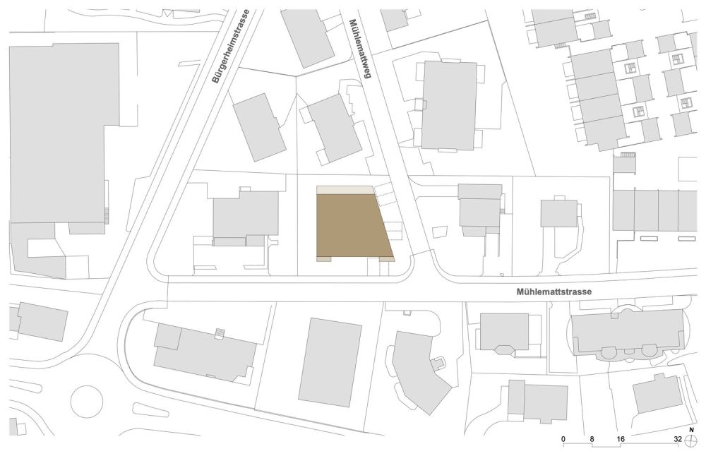 4.5 Zi. Neubauwohnung mit Loggia 3.B - Situationsplan
