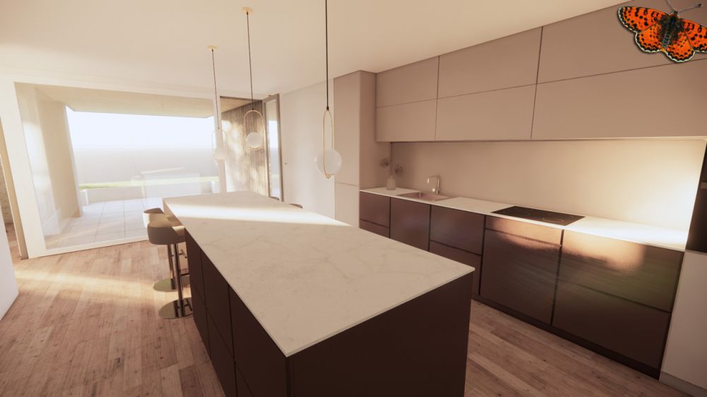 Appartement neuf au rez de 4,5 pièces à St-Aubin (FR) -  Bild 3