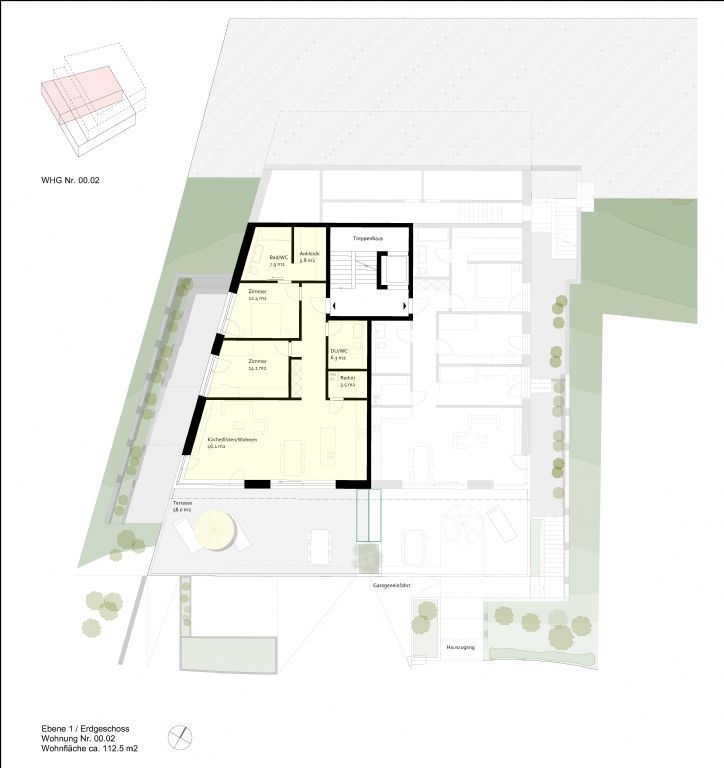 NEUBAU | WOHNEN MIT AUSSICHT | SONNIGE TERRASSEN | HOHE PRIVATSPHÄRE - Bild 7