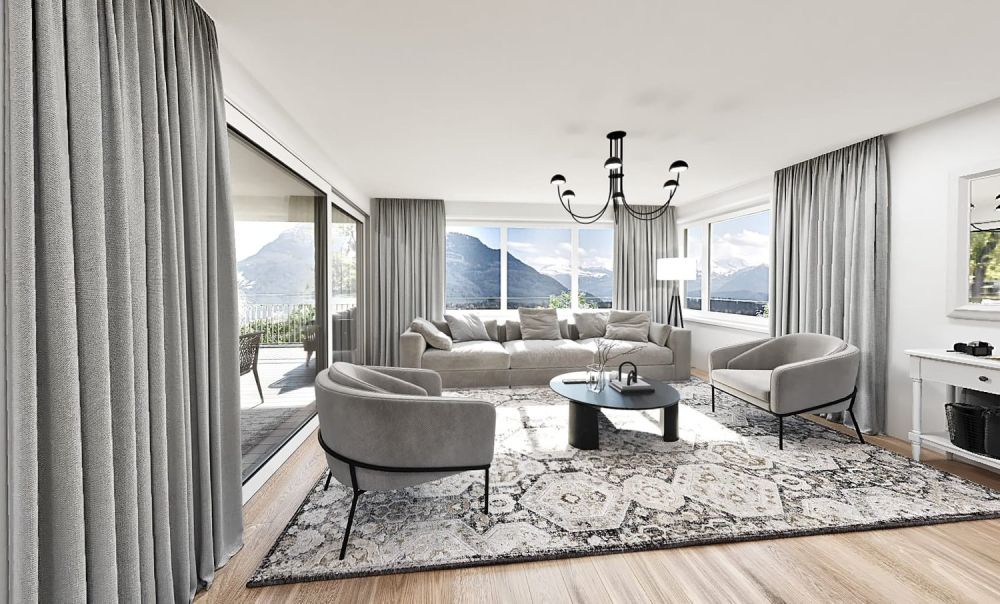 Exklusives Wohnen mit Weitblick - Ihr neues Zuhause in Udligenswil -  Bild 5