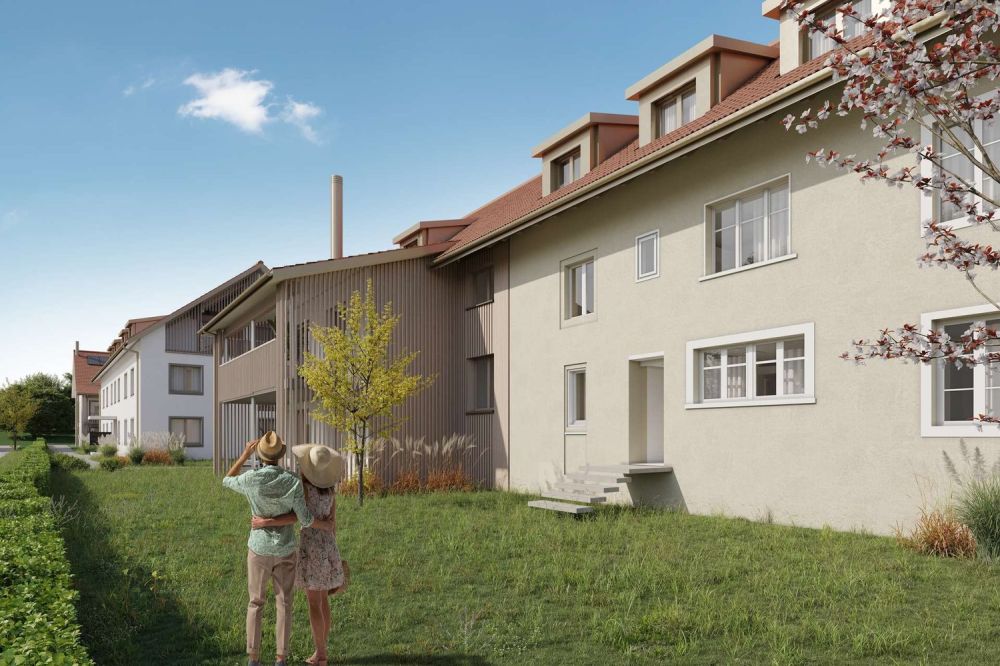 Moderne 3.5-Zimmer-Gartenwohnung in Ramsen - Aussen