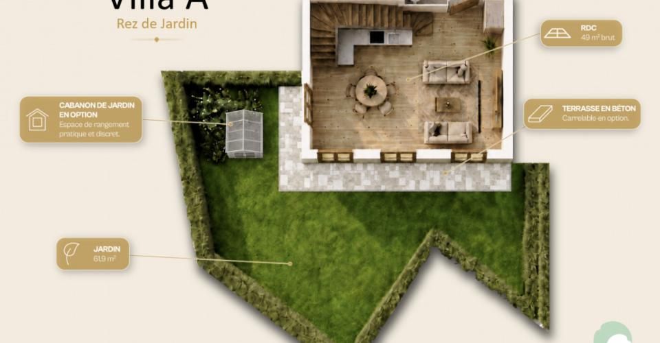 DERNIÈRE VILLA FAMILIALE NEUVE de 4.5 pièces disponible ! Lot A - Maison 4.5 pièces - image - 3