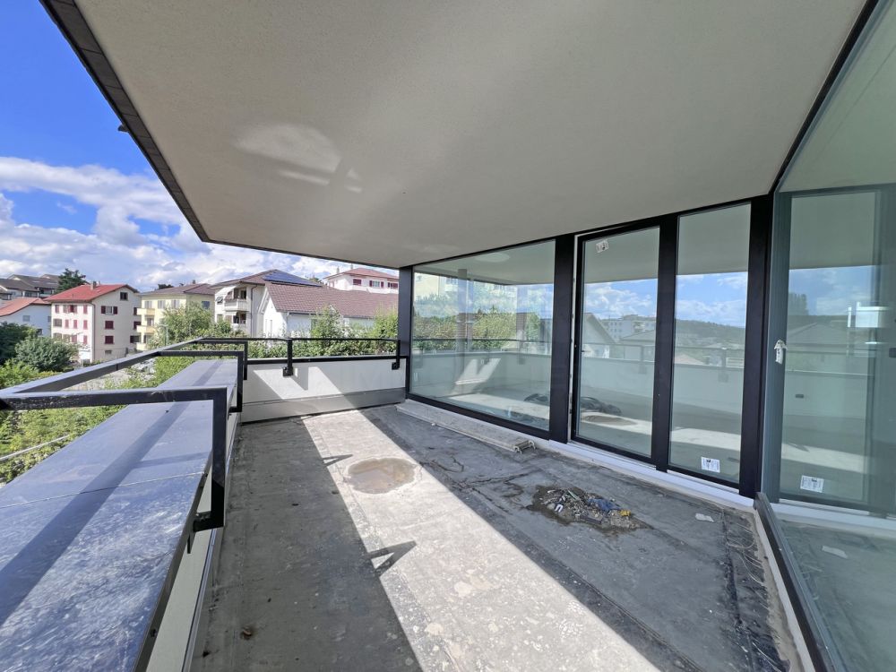 Appartement 4.5 pièces Élégance architecturale à 2 pas du centre-ville - Lot 3 - Loggia et vue