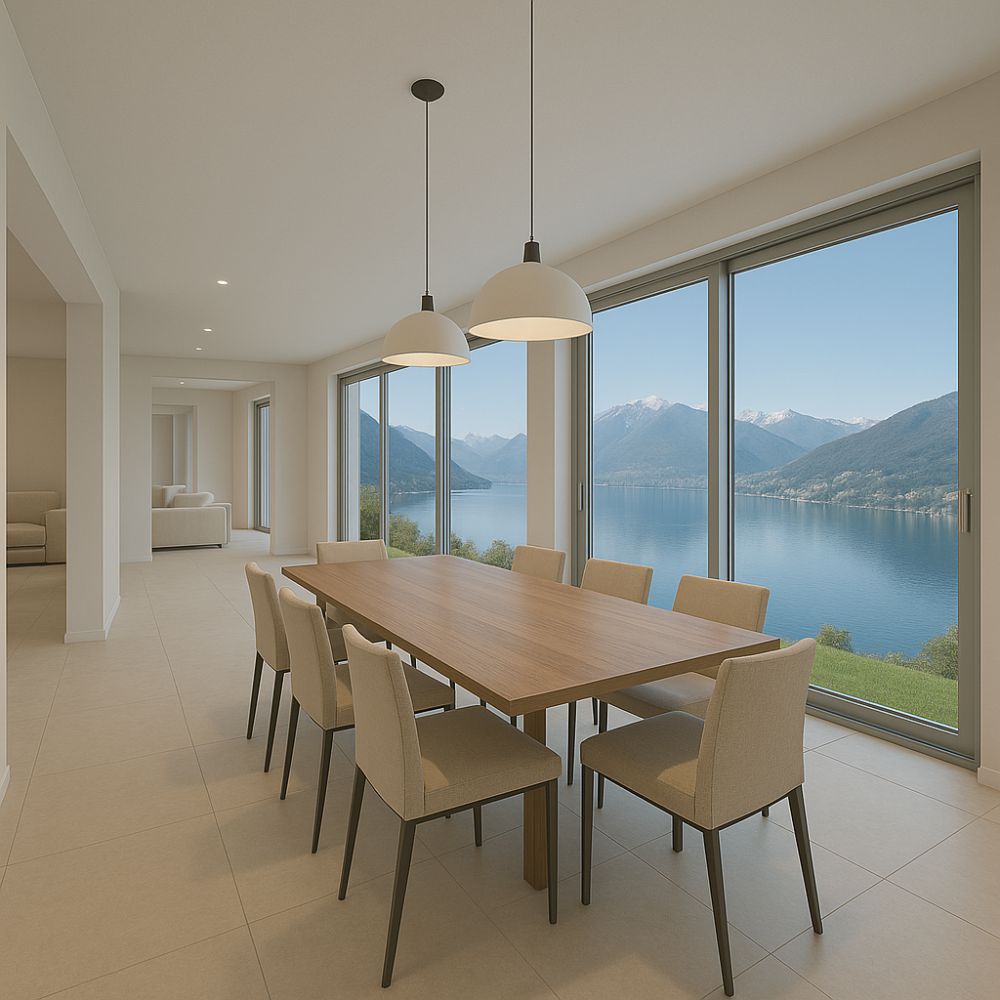 STUPENDA ED ESCLUSIVA VILLA VISTA LAGO 6.5 LOCALI A PUGERNA -  Bild 2