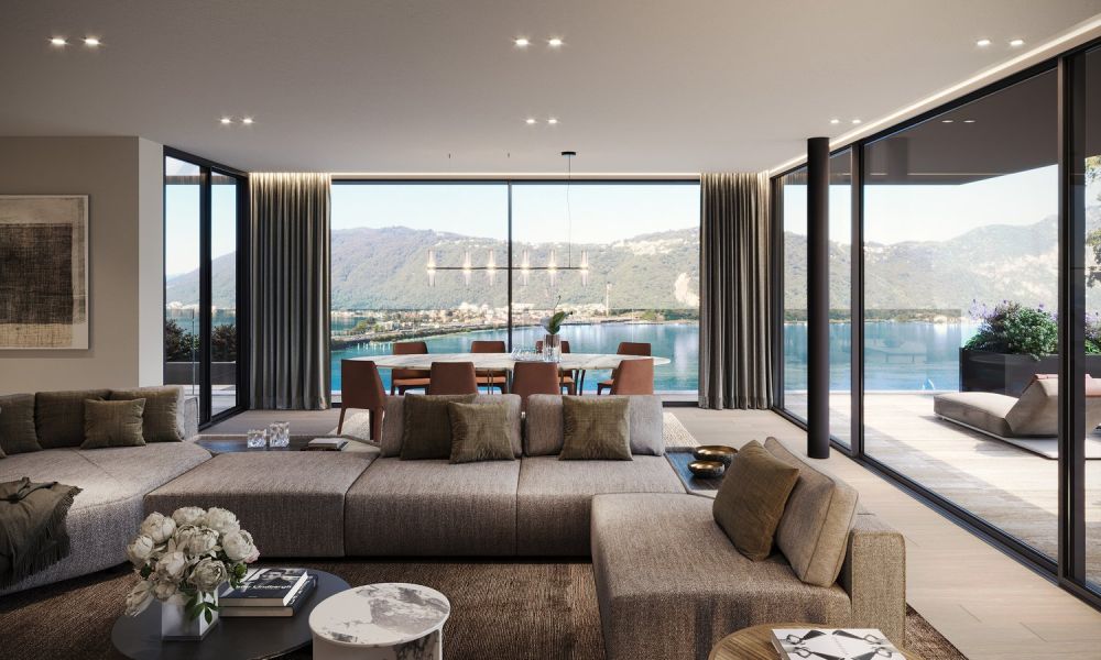 Attika-Duplex 5,5 Lokale mit Infinity-Pool – Residenz Foresta, Lugano -  Bild 6