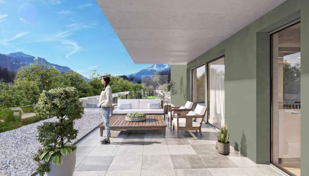 Spacieux attique 4,5 pièces avec terrasse panoramique de 68 m2 - Résidences Alegria à Uvrier (Sion) - Attique 4,5 pièces neuf à vendre