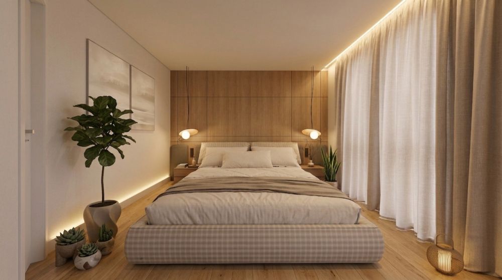 EPAGNY | Magnifique projet de 2 villas jumelées vendues sur plan - Chambre à coucher