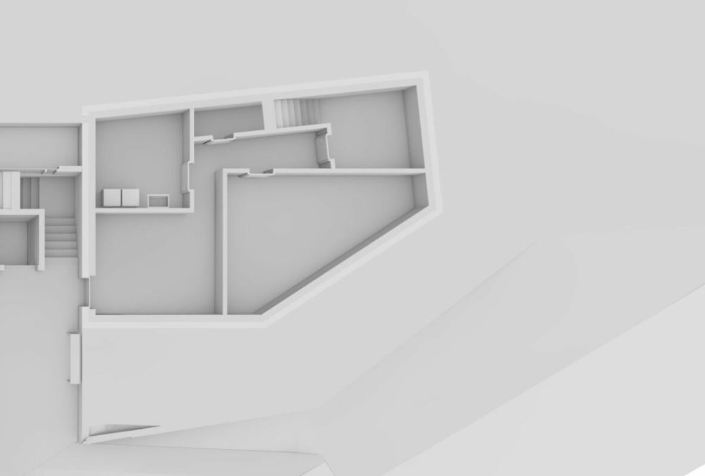 Grosszügiges Einfamilienhaus mit Bergsicht - Visualisierung Grundriss UG