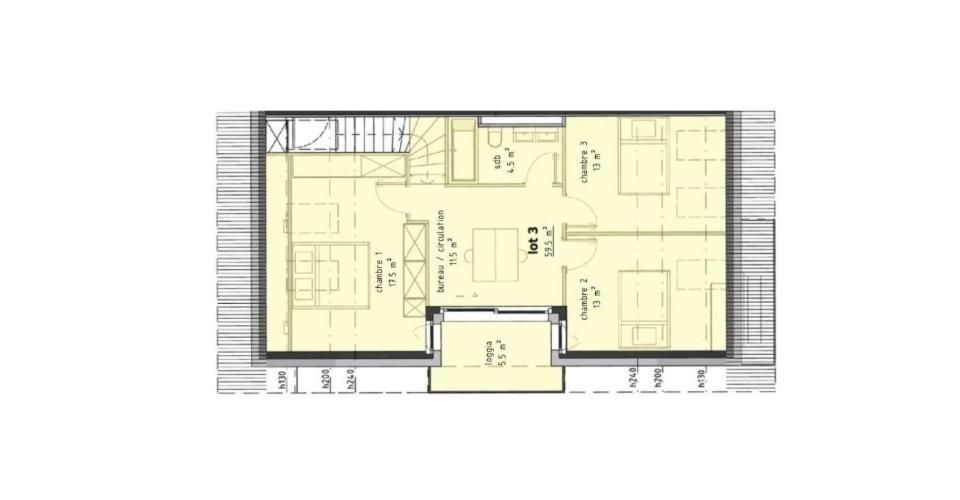 Duplex de 4.5 pièces avec balcons - Appartement 4.5 pièces - image - 10