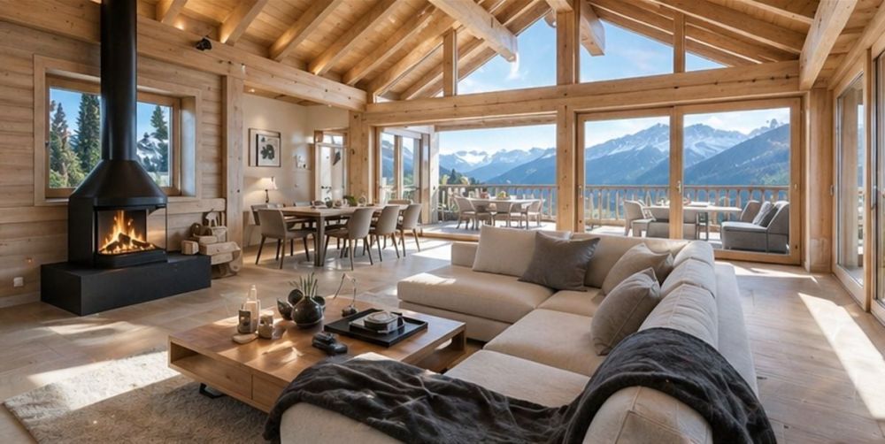 TZOUMAZ - Chalet de prestige Myosotis avec vue dégagée -  Bild 2