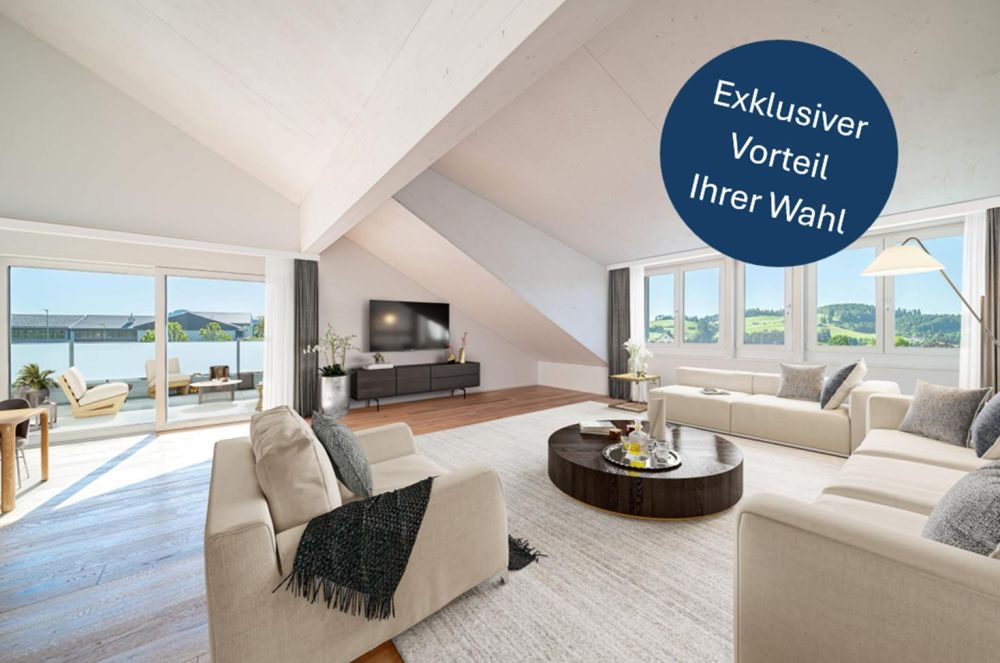 Exklusive 4.5 Zimmer-Dachwohnung - Bild 1