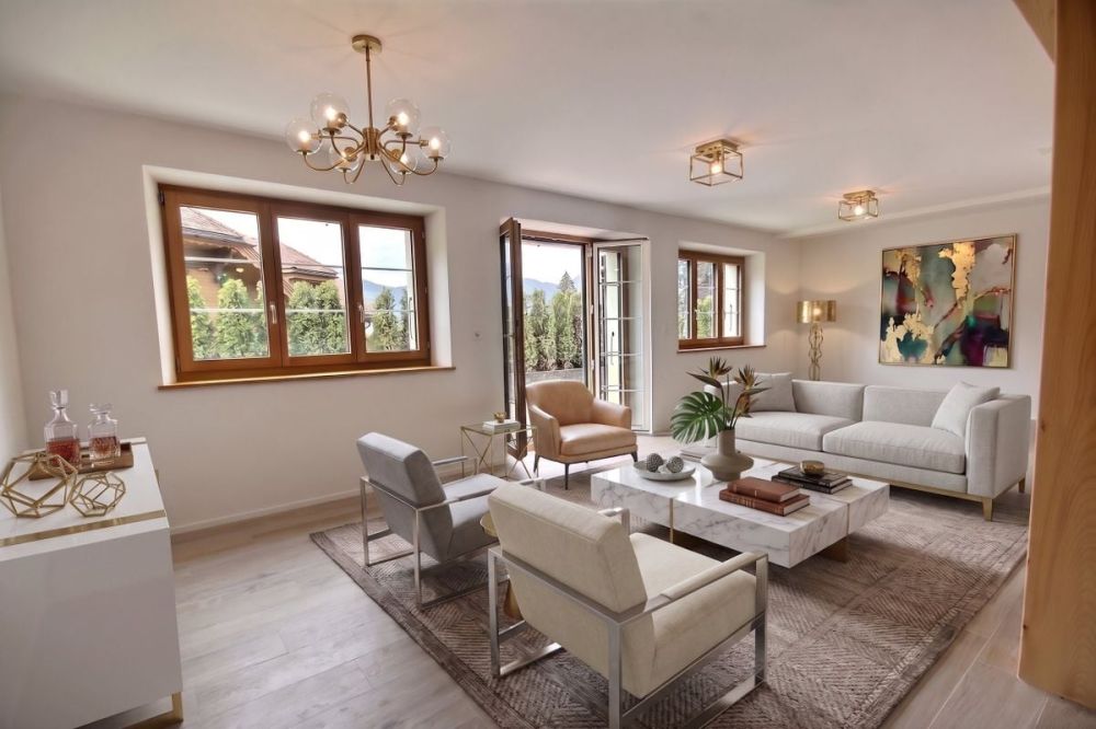 Off-market : appartement neuf de 5 pièces à vendre à Château-d'Oex - Proposition d'aménagement