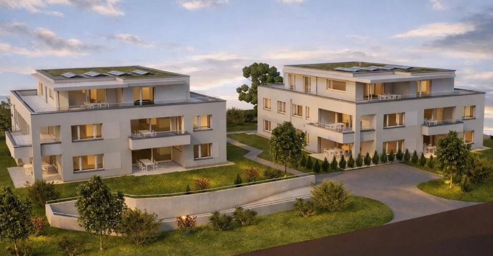 Moderne 5.5-Zimmer-Attikawohnung mit 143m² Terasse in Oberbüren (B5) - Attique 5.5 pièces - image - 2