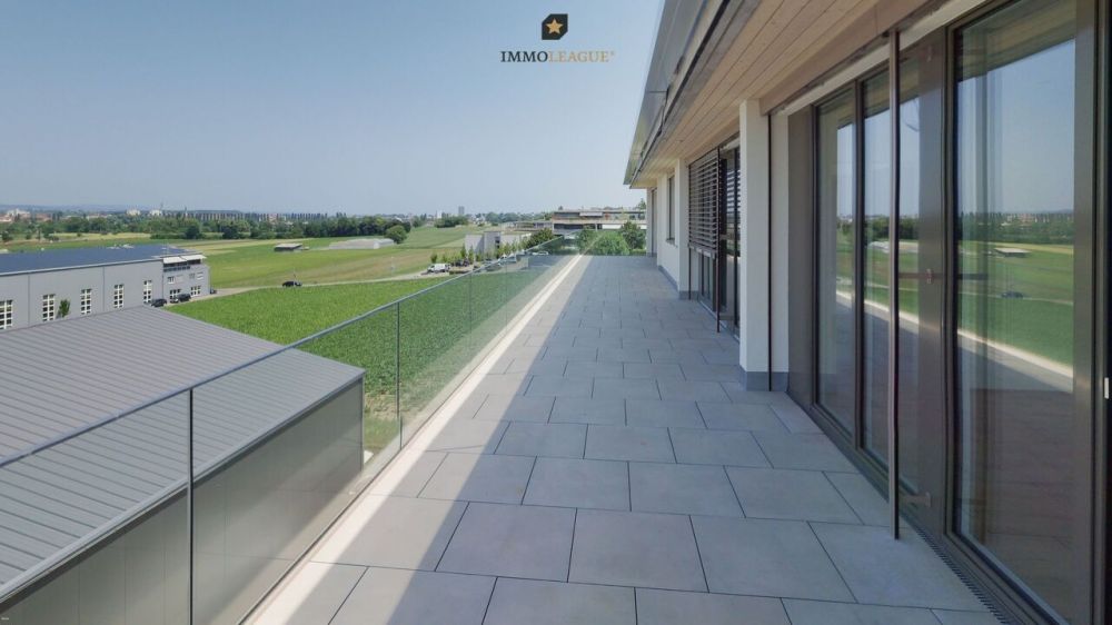 Exklusive Attikawohnung der Extraklasse. - Eine Terrasse mit allem Komfort.
