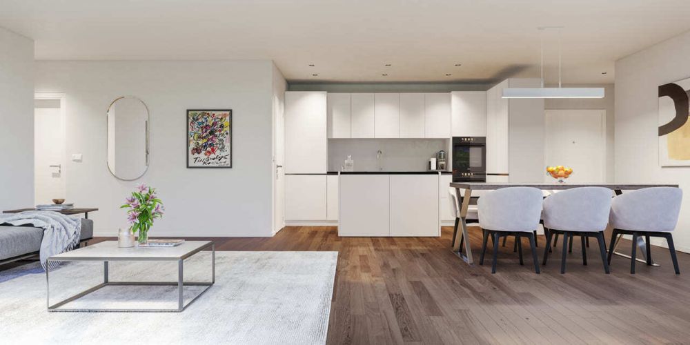 Appartement neuf de 3.5 pces à Murist / FR (lot C3-5) - Photo exemple