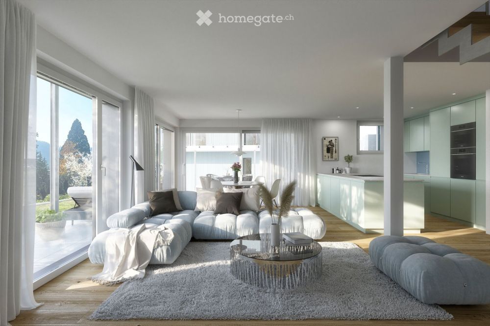 Doppeleinfamilienhaus "Böschmatt" in Sissach - zentrumsnah Wohnen - in grüner Umgebung Leben - Bild 3