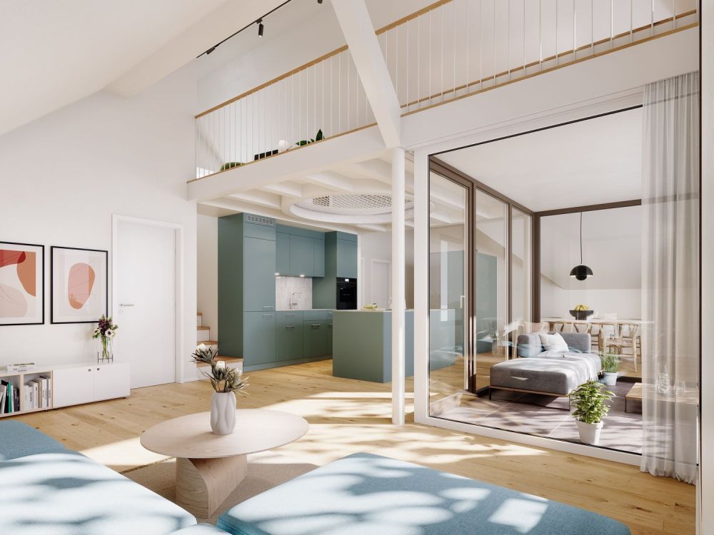 B3 | NEUBAU 3.5-Zimmer-Wohnung, 2. Obergeschoss / Galerie -  Bild 1