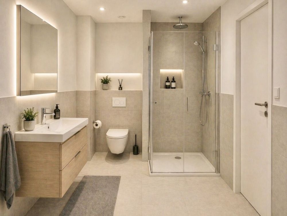 NEUBAUWOHNUNGEN IN GERLAFINGEN - MODERN, ZENTRAL UND HOCHWERTIG - Badezimmer