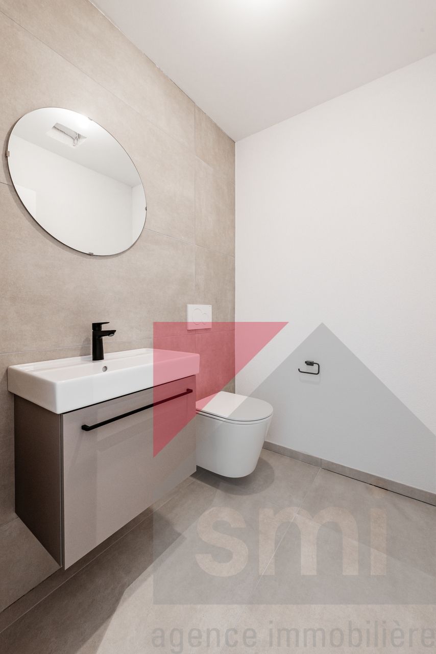 Neue 5-Zimmer-Villa mit 50m2 Wohnbereich! - wc visiteurs