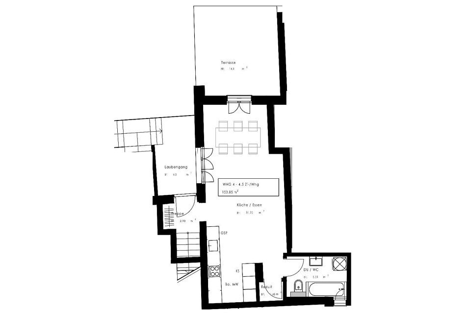 Grosse 4½-Zimmer Dachmaisonette - Bild 11