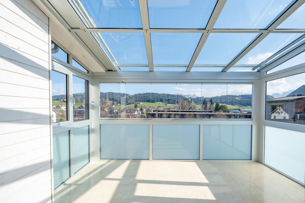 5.5-Zi. Dachwohnung mitten in Gais - Balkon