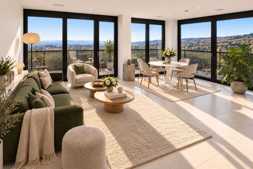 Atemberaubende Panoramasicht - 2.5-Zimmer-Wohntraum in Dübendorf - 1