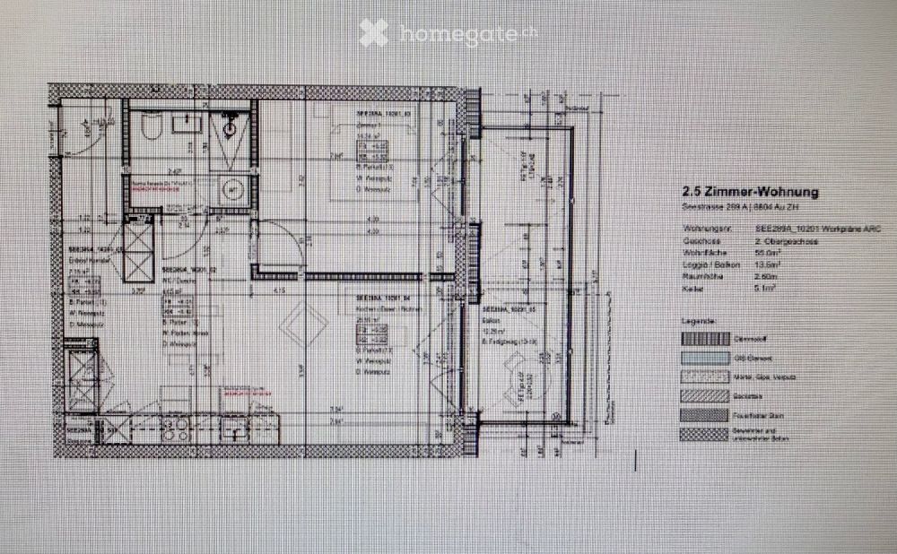Brand New 2.5-Room Apartment with Stunning Lake View and 13.5 m² Loggia in Au, Wädenswil -  Bild 9