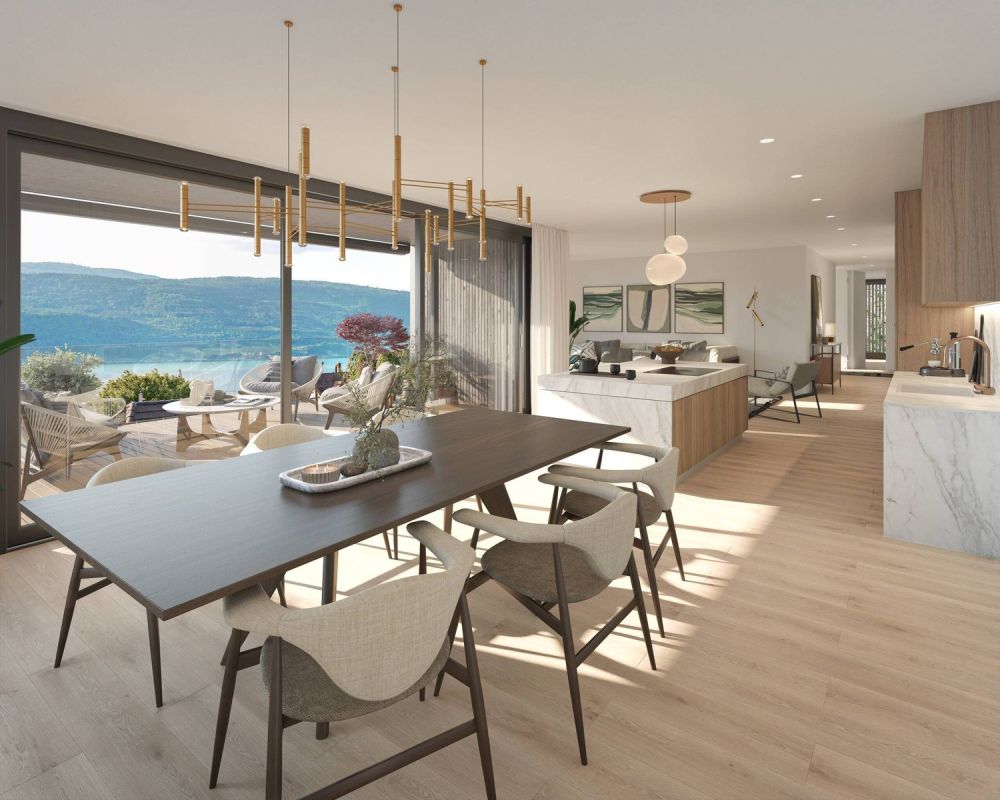 EXKLUSIVE NEUBAUWOHNUNG MIT TERRASSE UND EINZIGARTIGER ARCHITEKTUR AM BIELERSEE -  Bild 3