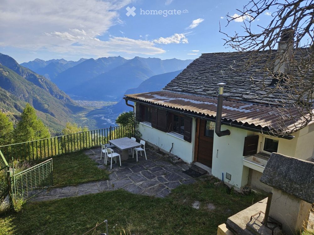 Rustikales Tessiner Rustico in Malvaglia – Charmantes Bijou mit Weitblick -  Bild 1