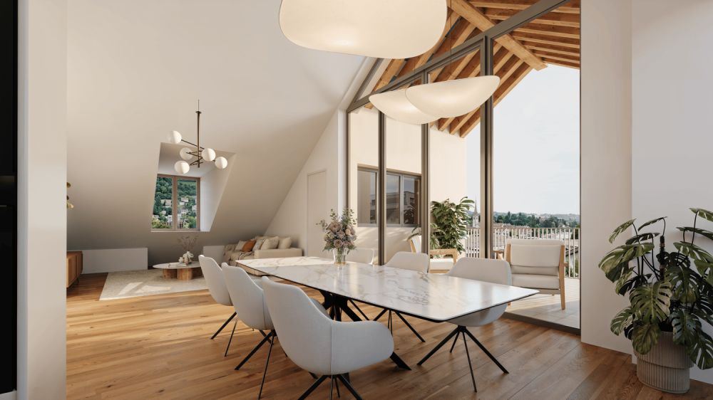Charmante 3.5-Zimmer-Dachwohnung in Stein am Rhein – Neubau 2026 -  Bild 3
