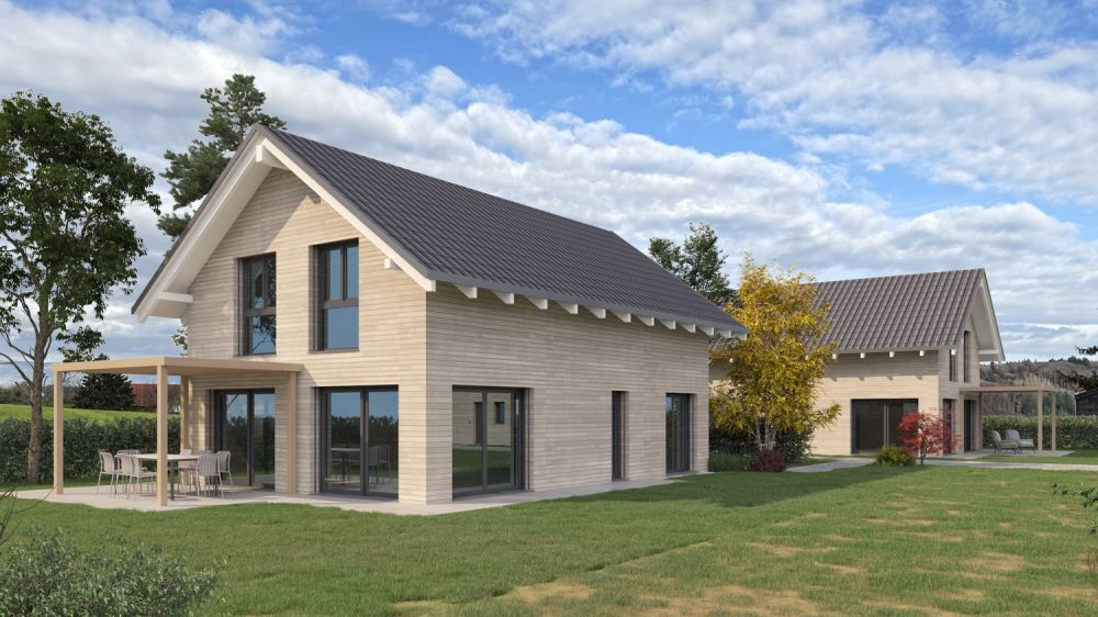 Neubau von 5 EFH mit inkl. je 2 Einstellhallenplätze ab1'060'000 Sfr. -  Bild 3