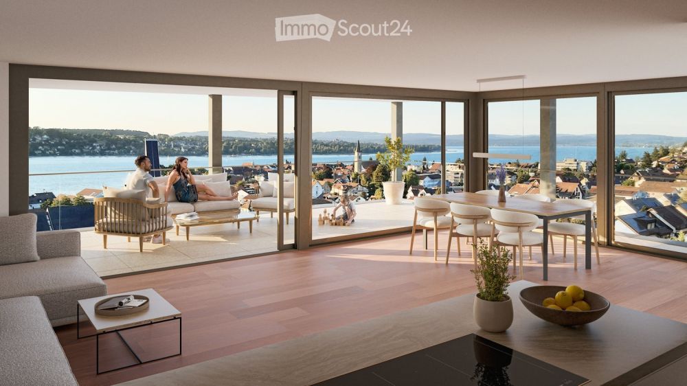 4½-Zimmer-Neubauwohnung mit traumhafter Panoramaseesicht -  Bild 1