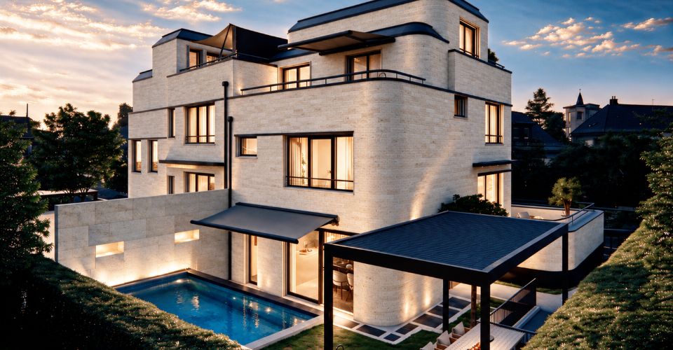 Kilchbergs Split-Level-Highlight: Spektakuläres Luxus-Haus mit Pool, Fitness & Smart Home - Maison 6.5 pièces - image - 1