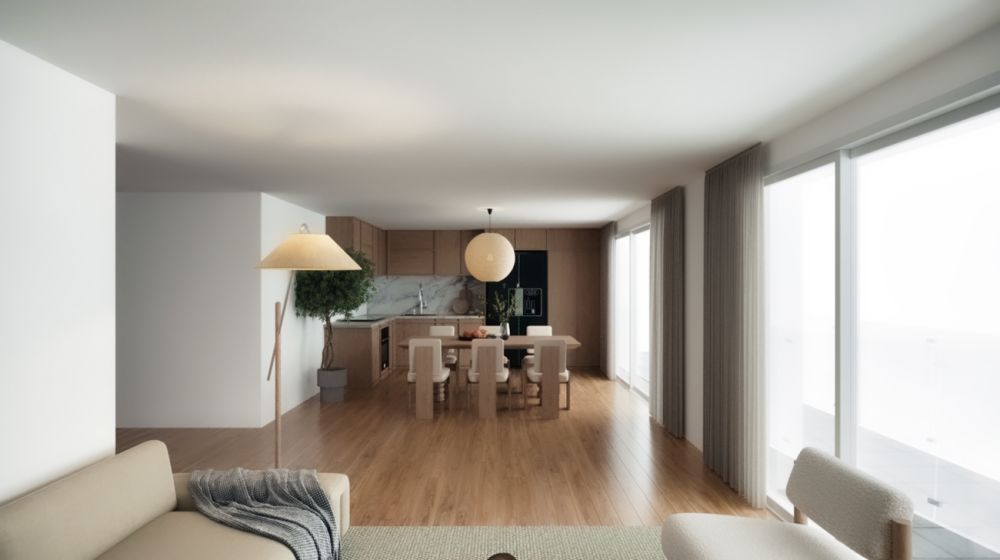 Appartement de 4,5 pièces dans les combles aux Neyres - Cuisine