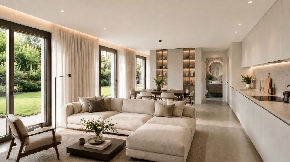 Exklusives neues 6.5-Zimmer-Einfamilienhaus an bester Hanglage in Widen -  Bild 9