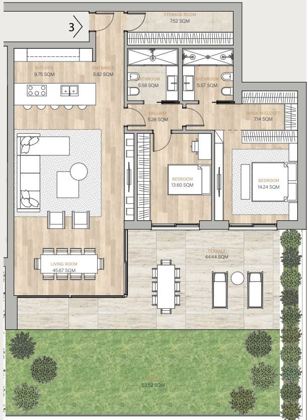 Stupendo appartamento 3.5 locali a Bissone vista lago -  Bild 9