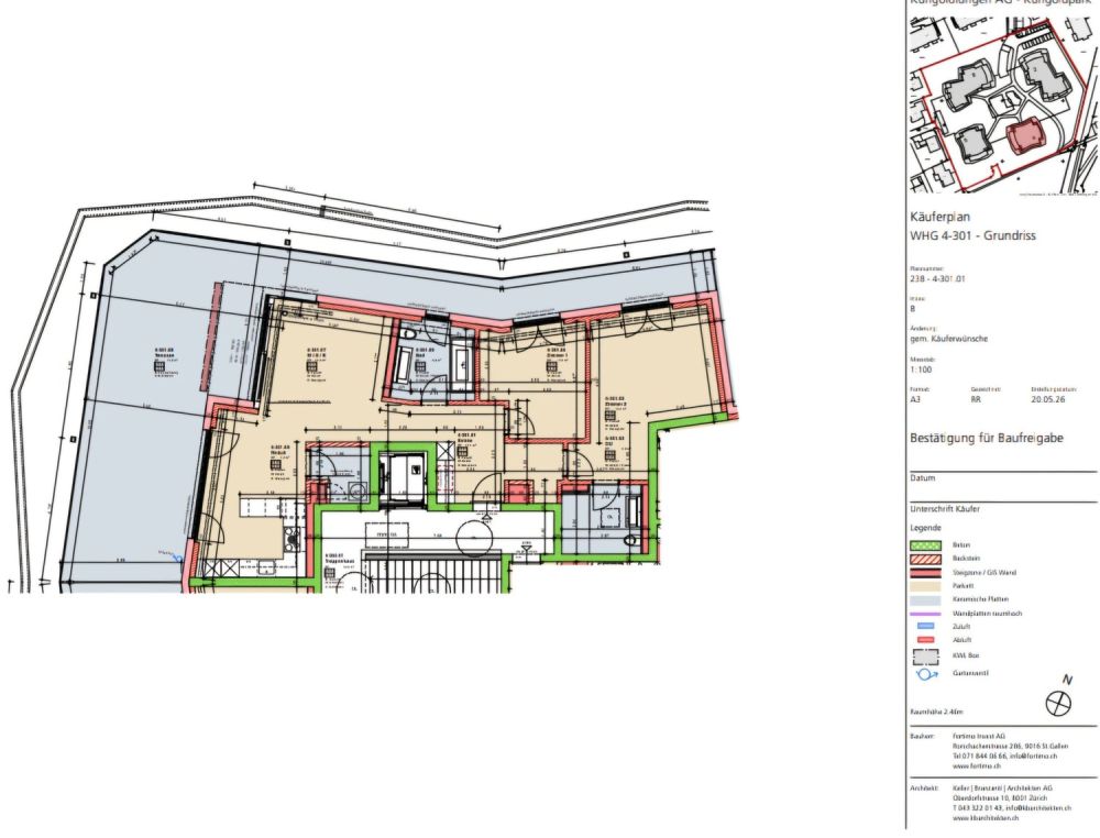 Grosszügige, moderne Neubau-Attika-Wohnung 3,5 Zimmer in Oftringen -  Bild 12