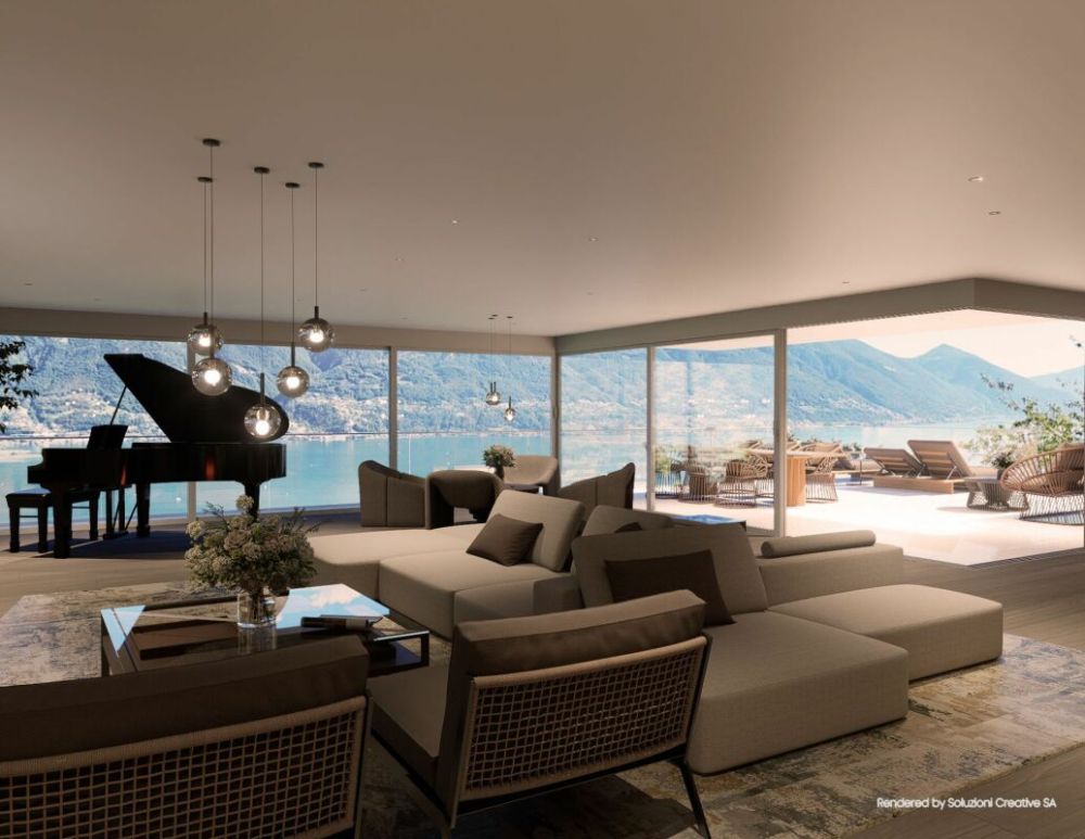 Villa da sogno in posizione unica con imprendibile vista lago, wellness e piscina - Bild 2