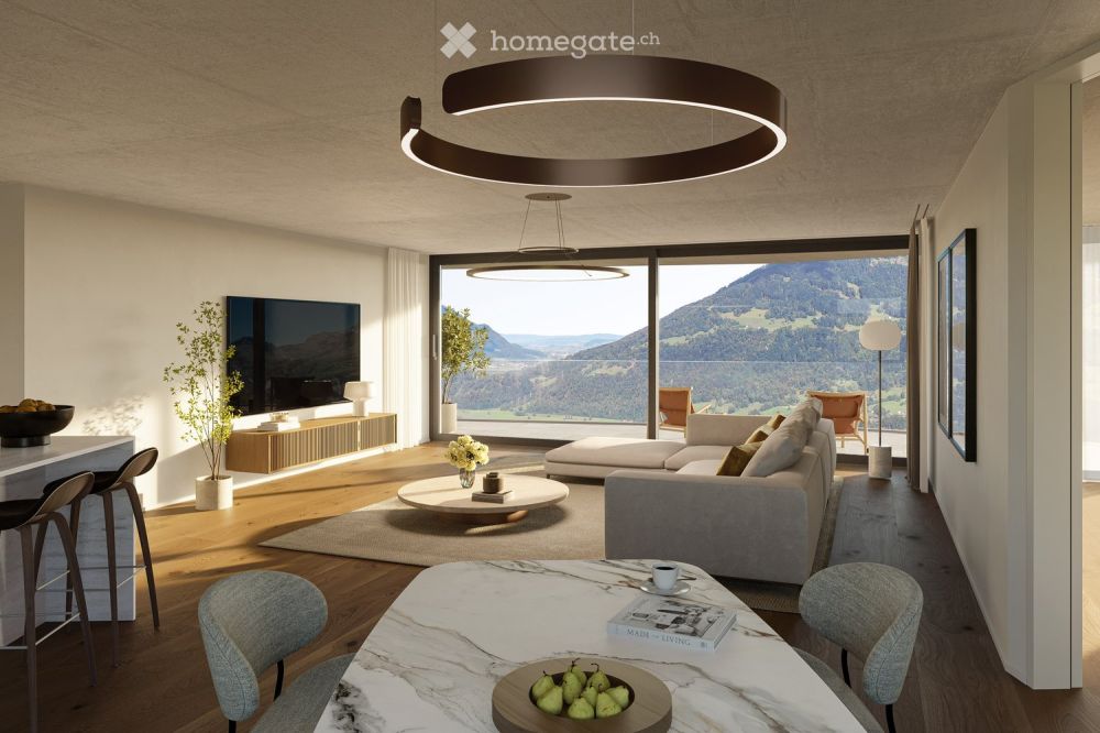 Moderne 5.5-Zimmer-Terrassenwohnung mit Panoramablick auf den Walensee und die umliegenden Alpen -  Bild 9