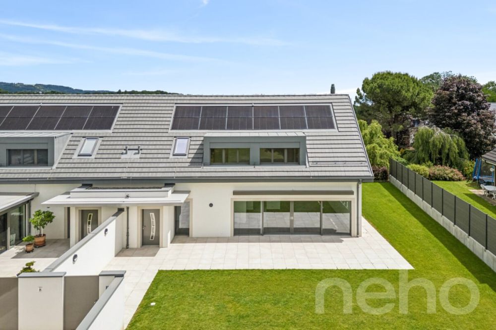 Maison jumelée neuve avec jardin, beaux volumes et finitions soignées -  Bild 1