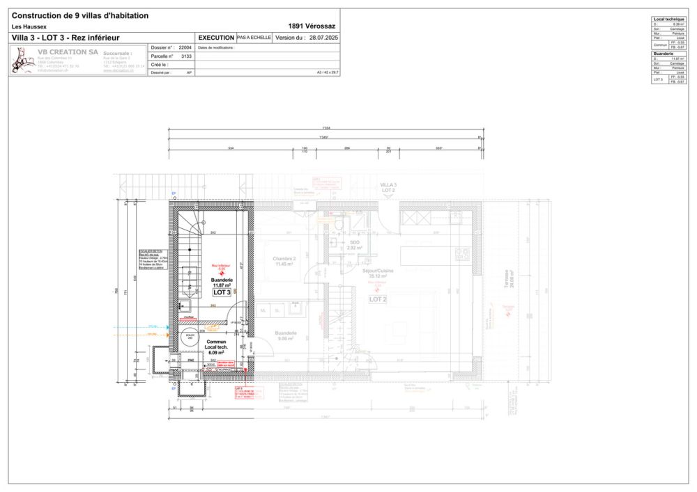 Schönes Chalet-Villa mit 3,5 Zimmern in Vérossaz -  Bild 7